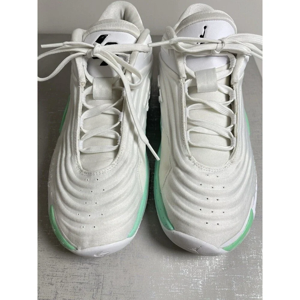 Nike‎ Jordan Luka 3 White/Black-Volt Glow Green Basketball Shoes Men's 10 M
